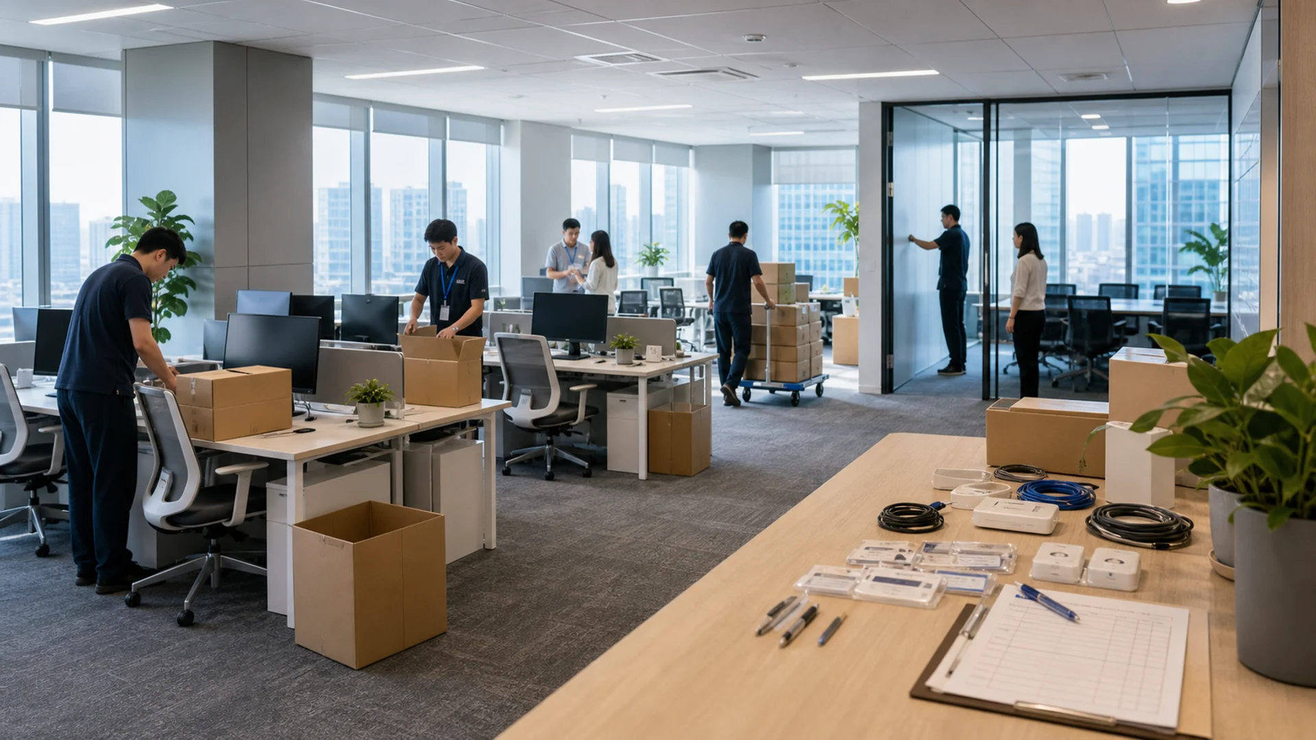 全房通资产运营与写字楼租赁场景配图