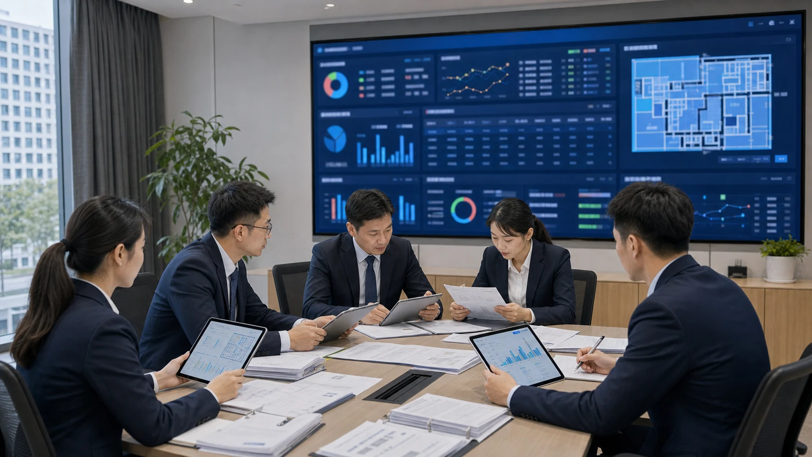 全房通资产运营与合同管理场景配图