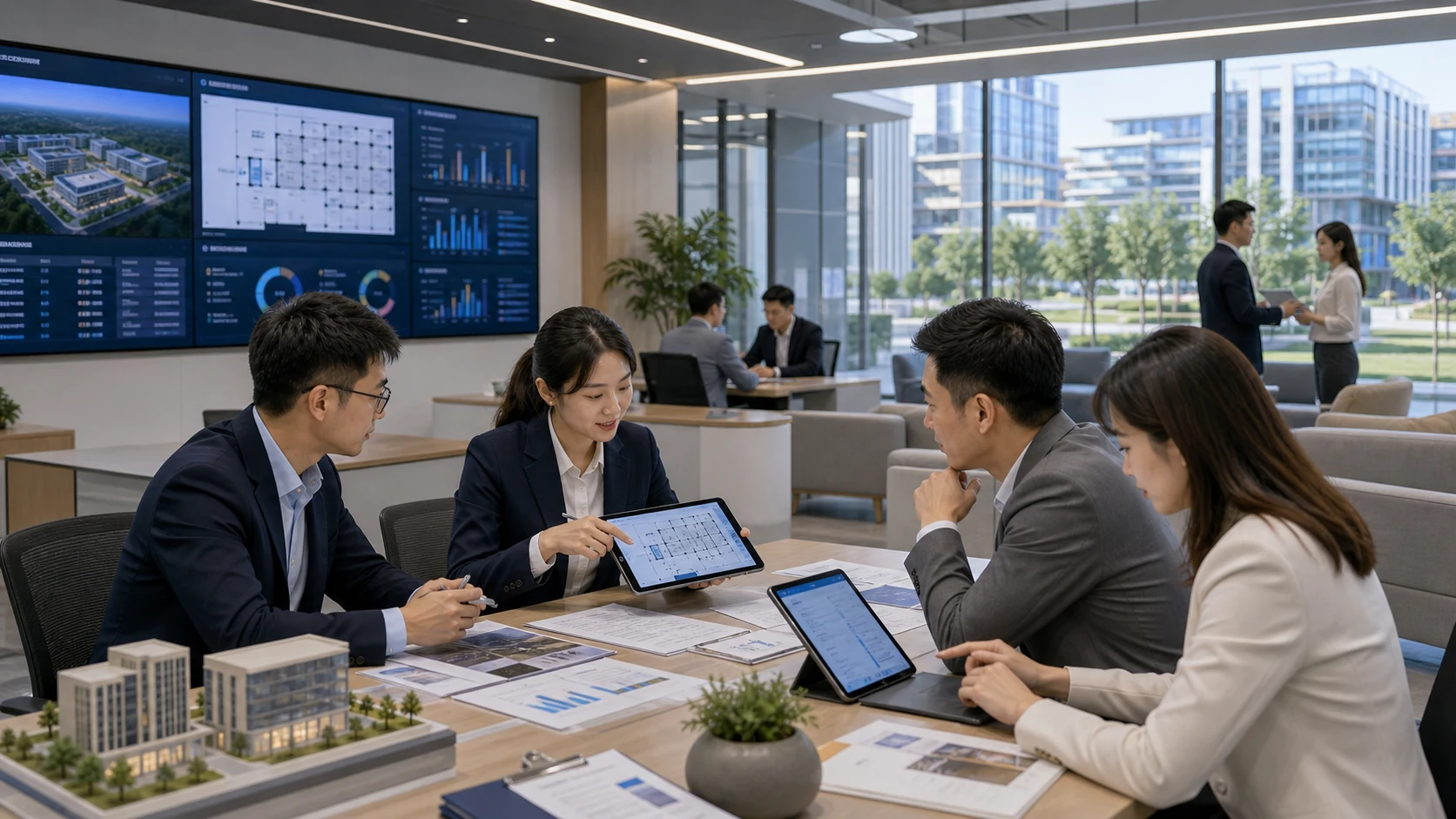 全房通资产运营与智慧园区场景配图