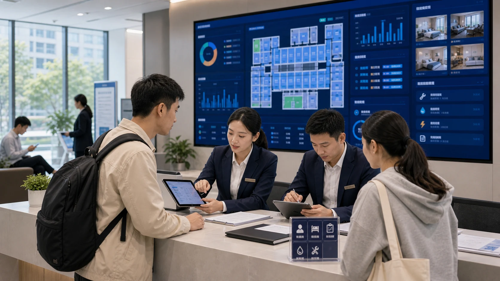 全房通资产运营与宿舍管理场景配图